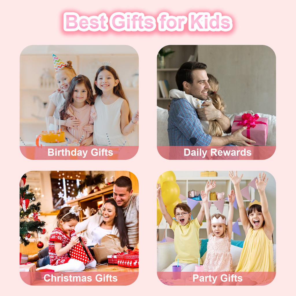 Jovialboom Bluetooth Karaoke Machine for Girls with Adjustable Stand, Karaoke Microphone with Vioce Changer, Singing Recorder